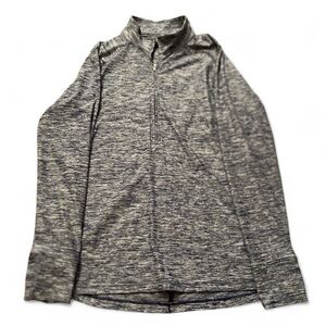 Women’s Under Armour Heat Gear 1/4 Zip Blue Long Sleeve Shirt Size M